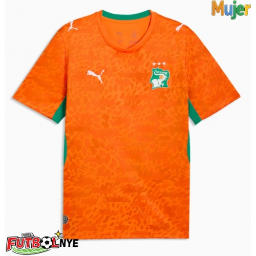 Camiseta Costa de Marfil Primera Equipación para mujer Mundial 2026 manga corta